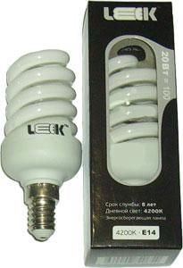Лампа Э/С  LEEK  LE  SPL   9W/E14  4200 полусп. /46х92