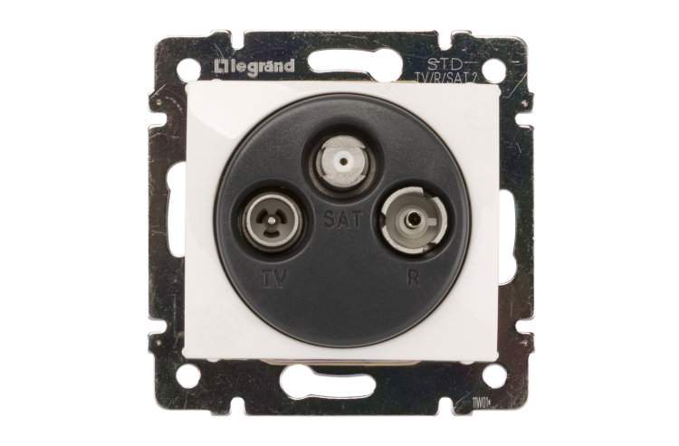 Розетка  VALENA беж. TV-FM-SAT единственная 774335