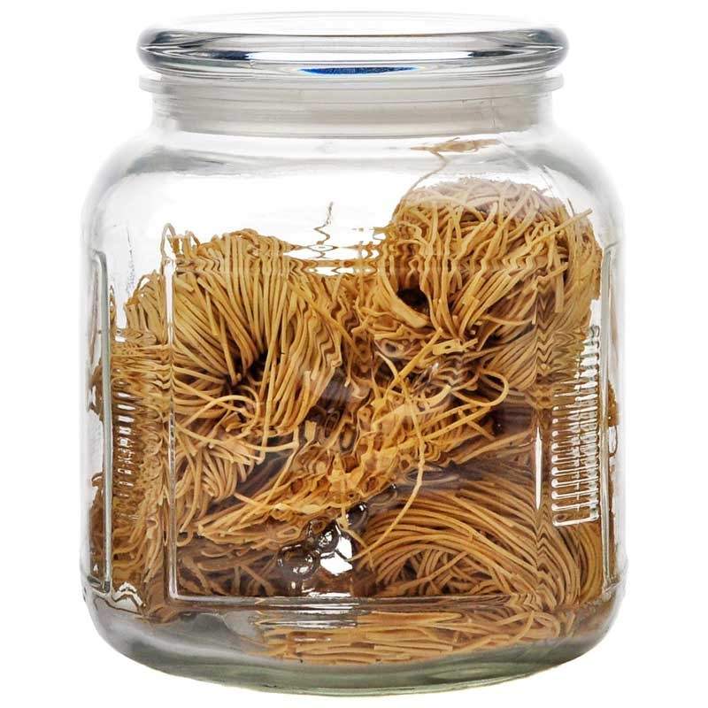 MALLONY Банка 4472 Aria д/сыпучих 2л с крышкой, стекло