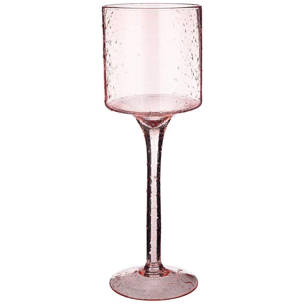 FRANCO Ваза-подсвечник 316-1700 Rose Drops на ножке h35см 