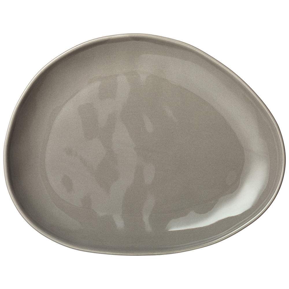 BRONCO Meadow Тарелка обеденная 474-154 29*23см серая  