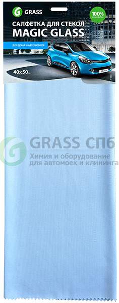 Салфетка микрофибра д/стекол GraSS IT-0308