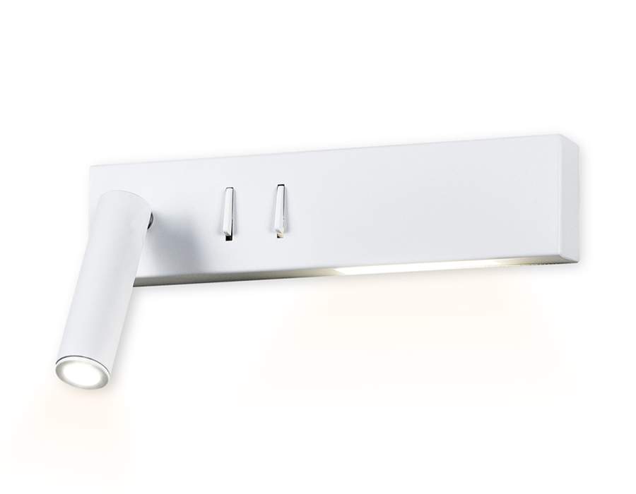 Св-к Бра MAYSUN FW285 SWH белый/песок 3W+3W 260*50*65 настен.с выкл. LED 4200K