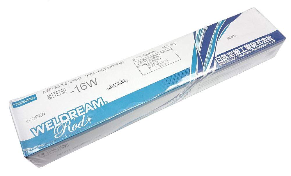 Электроды Nittetsu-16W дм 3,2х400мм (5кг) Nippon Sreel (Япония) 777-702 аналог LB-52