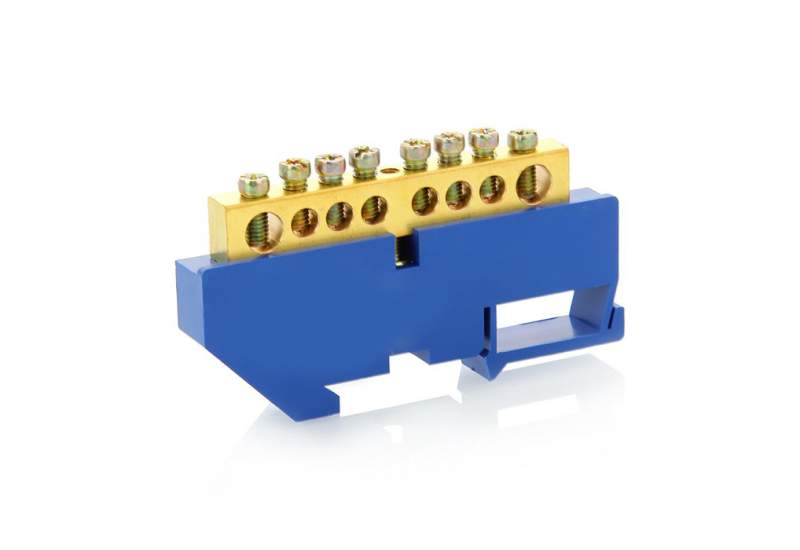 Шина ИЭК нулевая  на Din- из. ШНИ-6x9-12-С-С  YNN10-69-12Р-K07