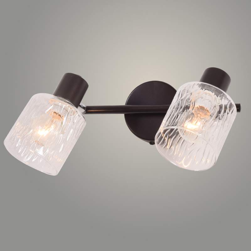 ARTE - 23090022/2  Спот  COF+CR кофе/хром 2х40W E14 h150 XLD23