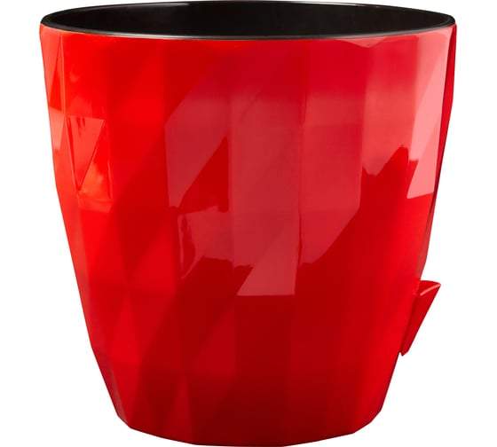 Кашпо  RUBY  Соло  3л  Красный  КШ-6458