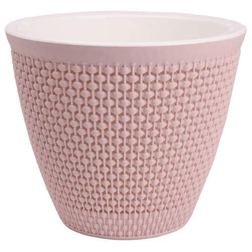 Горшок  Ротанг  3,0л  розовый КШ-4557