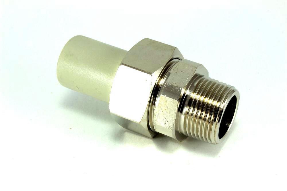 Муфта комб.разъем. под муфту  наруж. 25х3/4  Ekoplastik