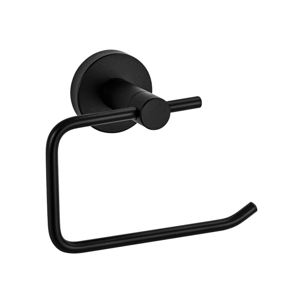 Держатель туалет/бумаги  GFmark  82002  без экрана  на круглом основании ЧЁРНЫЙ