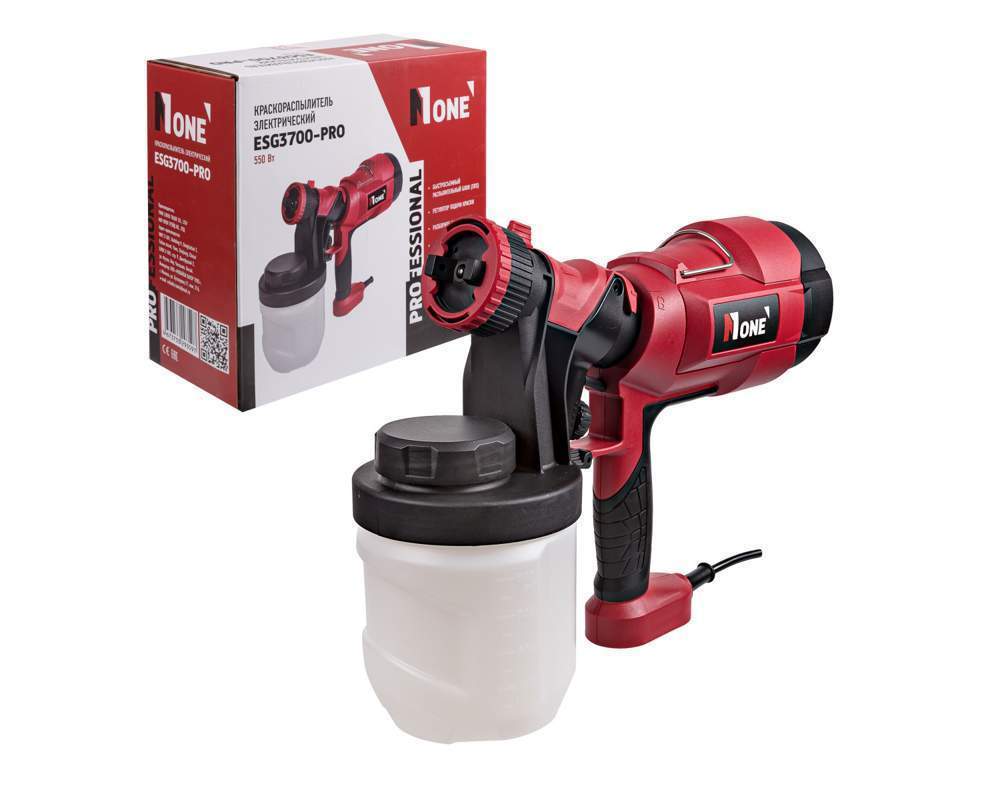 Краскораспылитель NUMBER ONE ESG3700-PRO №1 550Вт 800мл, 