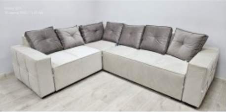 Диван Малахит 4  ДУ Карат 02 молочный/Карат 05 какао