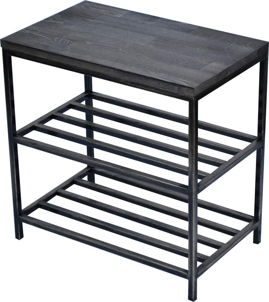 МЕТАЛЛ-ДЕКОР Обувница №1315 Лофт 2-х ярусная h50*30*50см