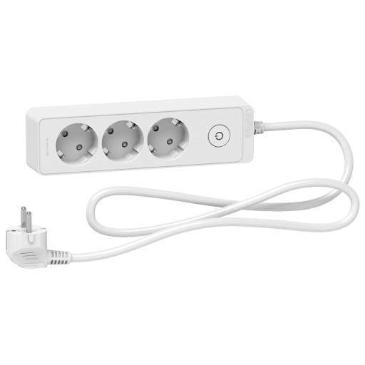 Удлинитель UNICA EXTEND 3 роз. 2К+З  5м бел.SchE ST9435W 513130