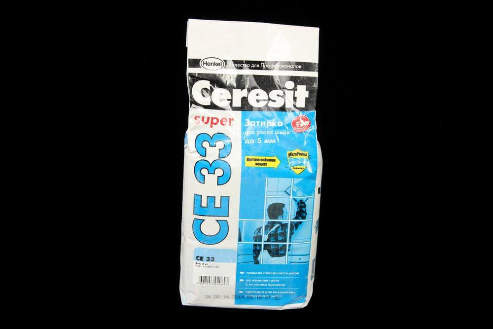 Затирка Ceresit CE33 S №82 голубой  2-5мм (2кг) 873813