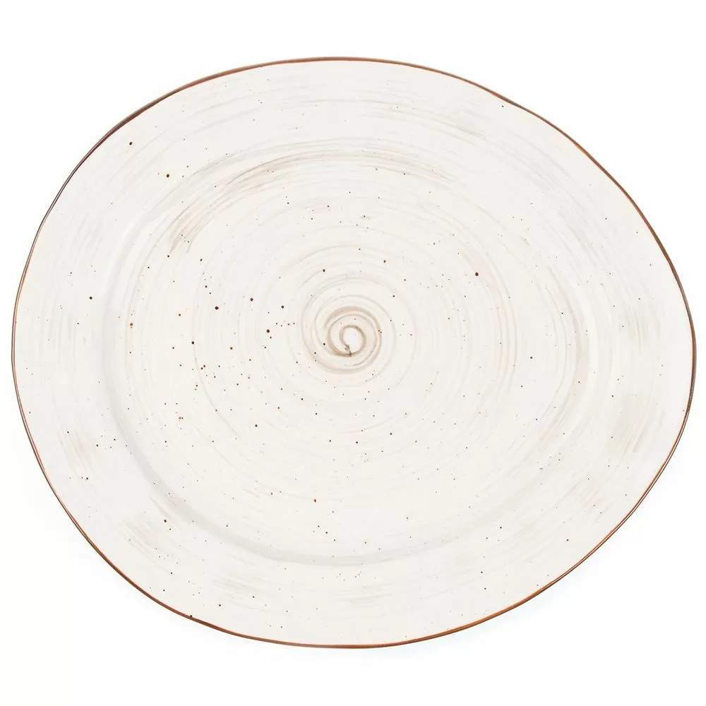 P.L. Proff Cuisine White Fusion Тарелка 19.5х22,5см фарфор 73040076/80002723/P5226123/0525-2 (36/6)