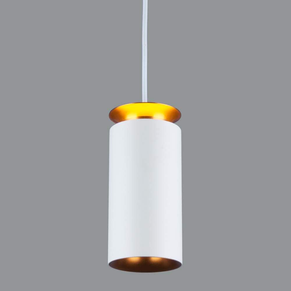 DLS021 Св-к светод стацион. 9W+4W 4200K  белый мат./золото