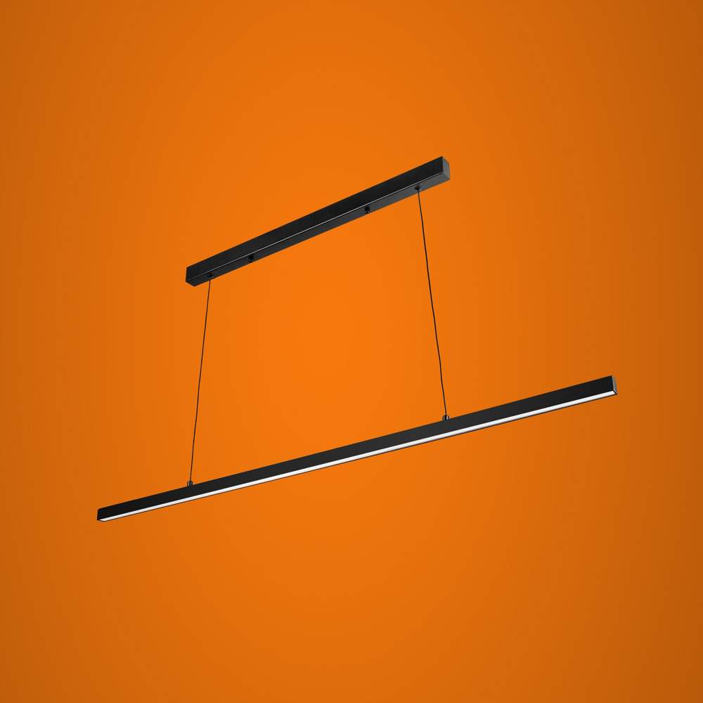 Светильник iSvet  подвесной PFL-102 36W 4000K мат. рассеив. черный PFL-102-1-5 