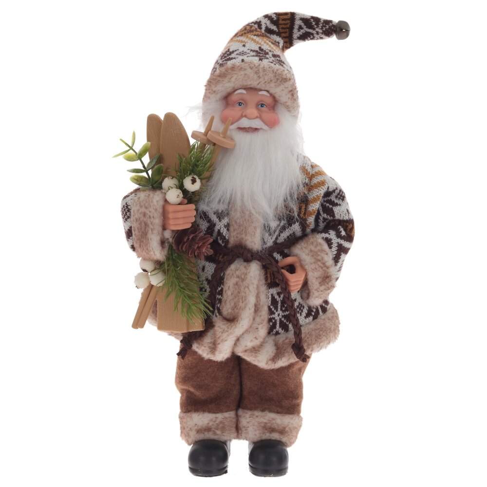 REMECO COLLECTION Дед Мороз 807186 коричневый 16х10х30/41см