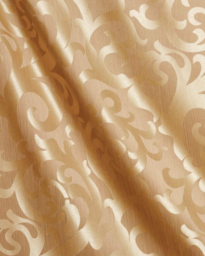 Штора  Портьерная  J501-02 Жаккард  210х260  золото (полиэстер)