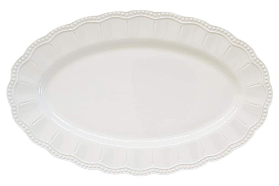 EASY LIFE Elite белый Блюдо овальное 36х23см EL-R2891/ELIW