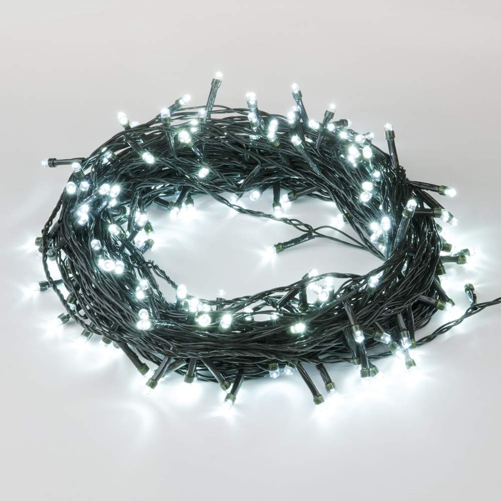 Гирлянда с/д ULD-S2000-200/DGA WHITE  IP20  20м  Провод зел. белый свет UL-00007309