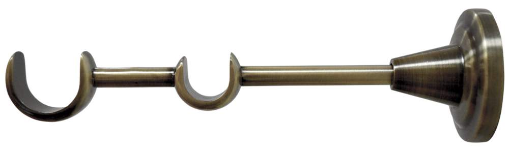 Кронштейн  DIY  28.32М.101 двойной откр  28/16мм Золото антик