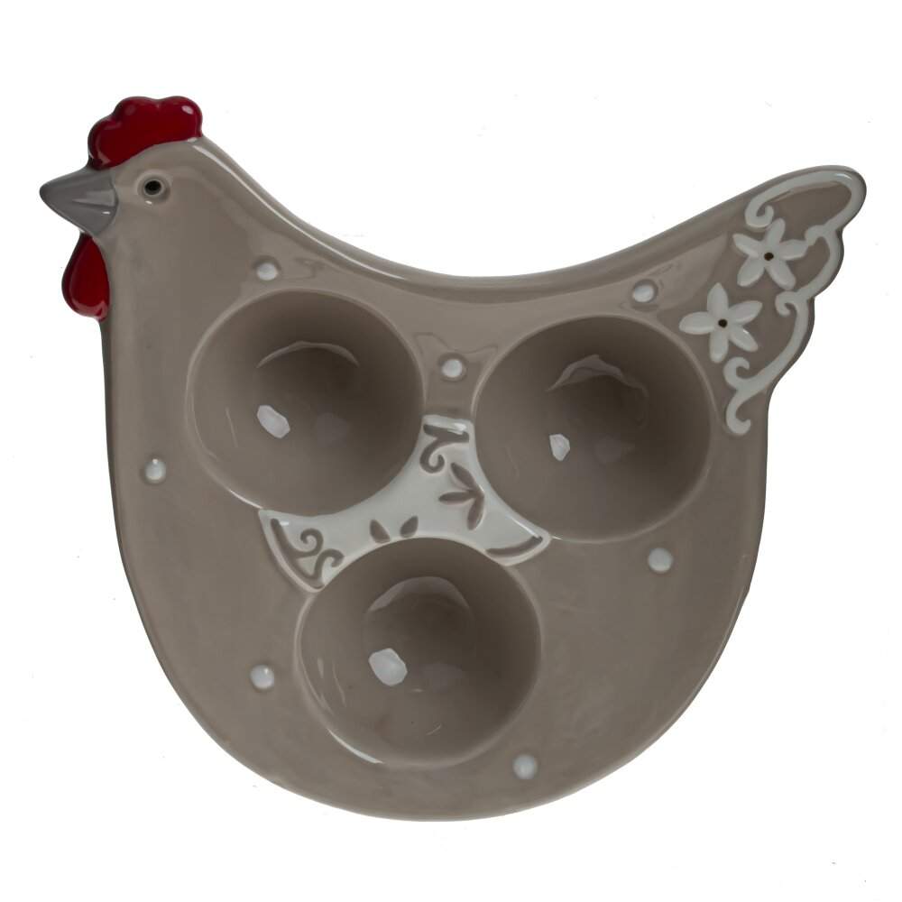 REMECO COLLECTION Тарелка 795859 Курочка д/яиц L15 W16 H3см керамика