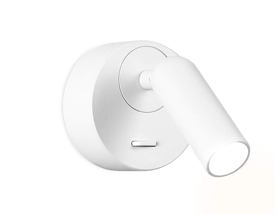 Св-к Бра MAYSUN FW280 SWH белый/песок 3W 70*70*65настен.с выкл. LED 4200K