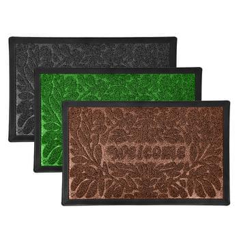 Коврик  рельефный   " GRASS" 50х80   "Welcome"  полипропилен подложка резина