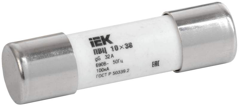 Вставка плавкая  ПВЦ цилиндр. 10х38  2А  ИЭК  CFL10-002