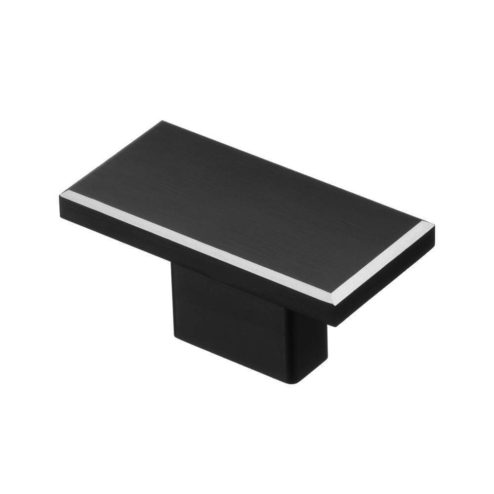 Ручка-кнопка  S-4130-16 BL  матовый черный 
