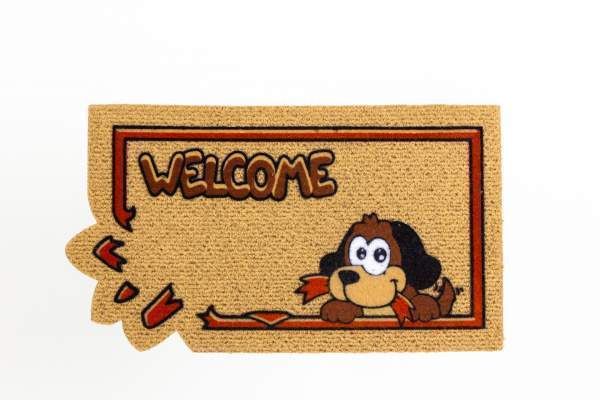 Коврик придверный Kokarda  40х70  Пес-шалун  22021