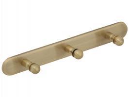 Планка Veragio GIALETTA VR.GIL-6436.BR  с 3-мя крючками  L23,5см  бронза