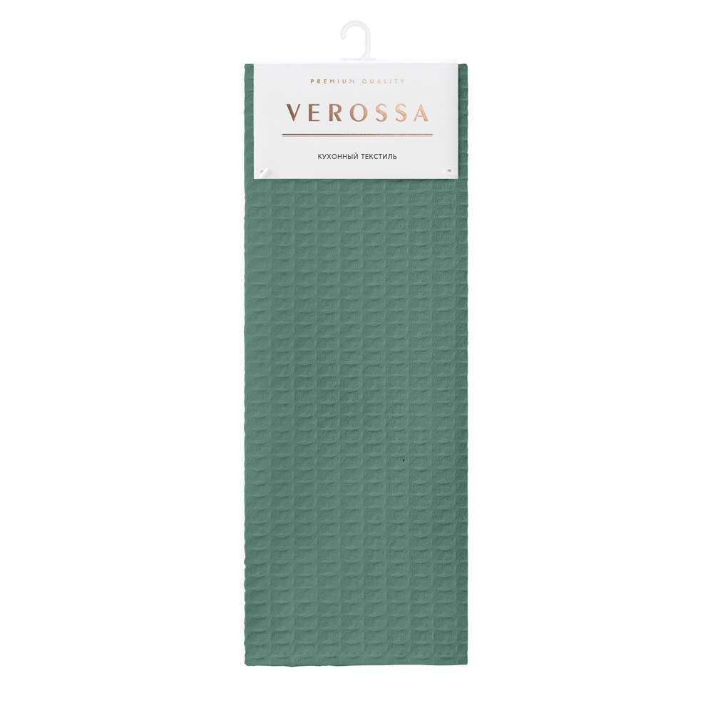 VEROSSA Полотенце 790136 эвкалипт 40х70 вафельное крупная клетка    