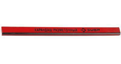 Карандаш ЗУБР разметочный графит, 180мм 4-06305-18