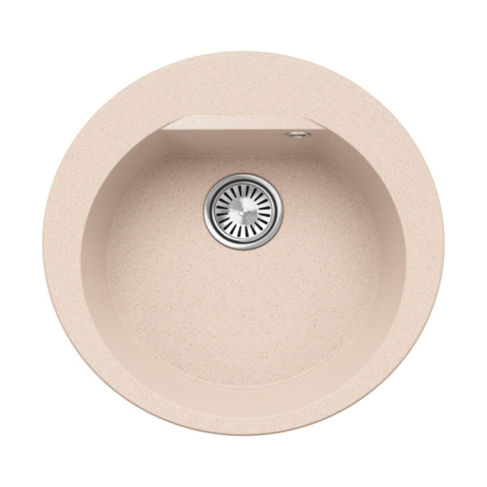 Кухонная мойка TOLERO GELCOAT Ronda-520 цвет Крем брюле 37213