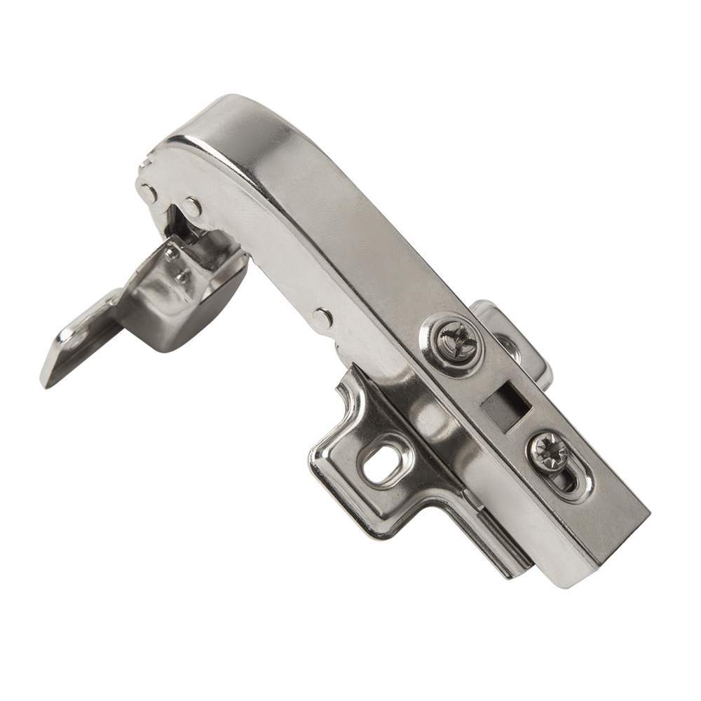 Петля мебельная  105°(для угла 90гр.) clip-on с доводчиком  никель M401-90(L)