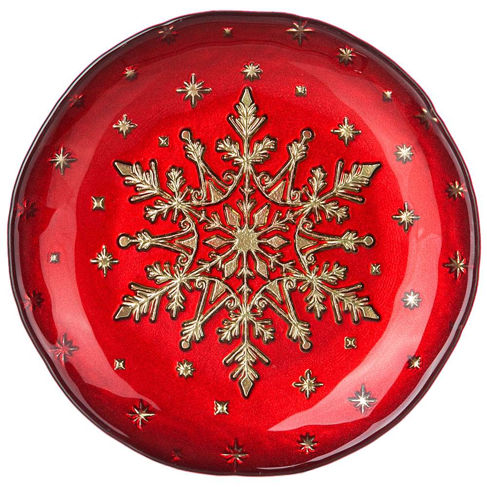 BRONCO Snow Red Тарелка 336-160 d17см 