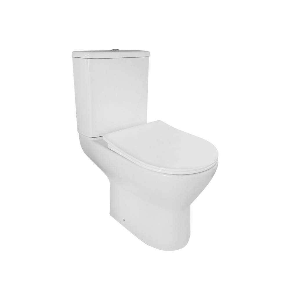 Унитаз-компакт  RD-8132  Leonardo open-back  Rimless сиденье полипропилен , белый  HN