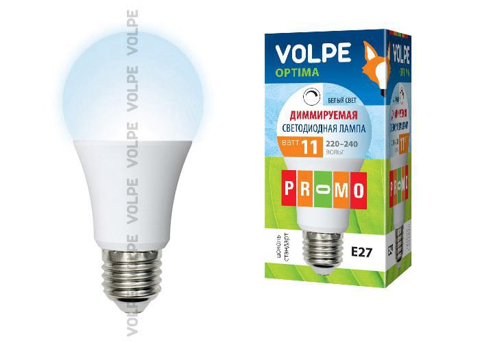 Лампа Uniel Volpe Optima DIM LED-A60-11W/NW/E27/FR/O  10693