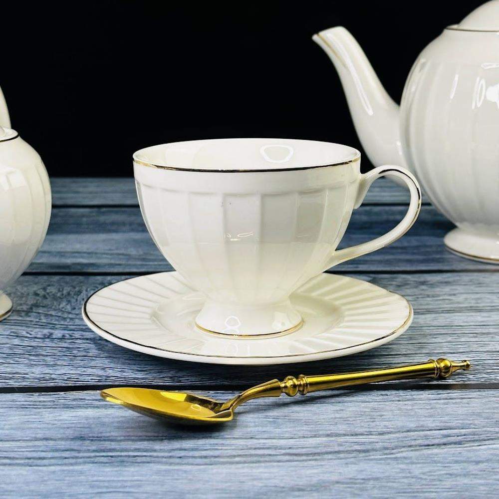 LENARDI Marzipan Grey Набор чайный 102-032 12пр/6перс 250мл