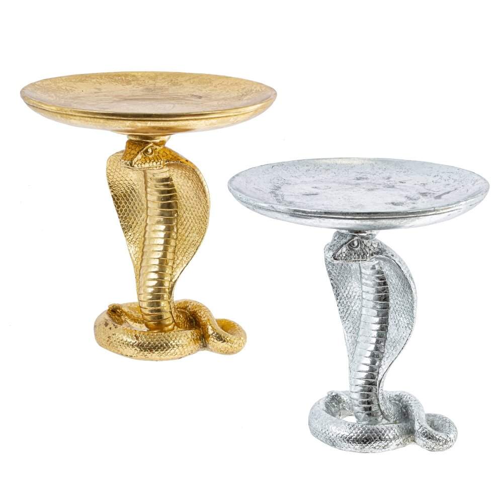 REMECO COLLECTION Фигурка 811785 Змея с блюдом 20х20х21см 2 вида