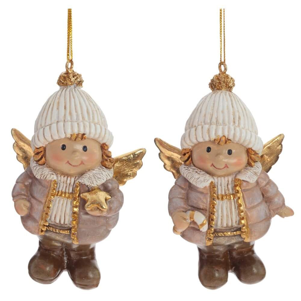 REMECO COLLECTION Украшение 806657 подвесное Ангел 6х3,5х10см 2 вида (полимер)