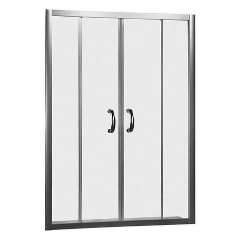 Душ.дверь BLISS Solo Twin профиль мат.хром, стекло прозр. W55S-1202190MT