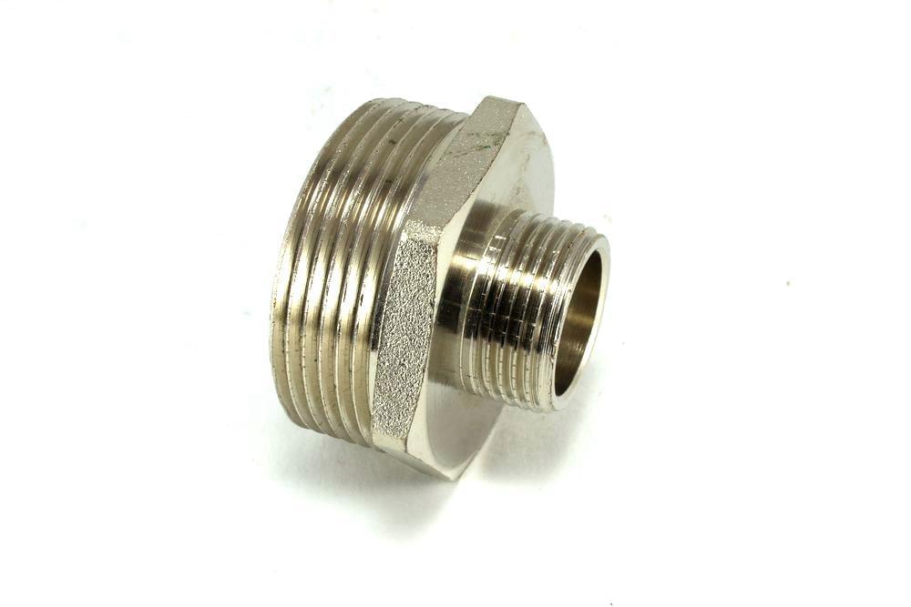 Ниппель перех.1 1/2" х 3/4" хром  VT