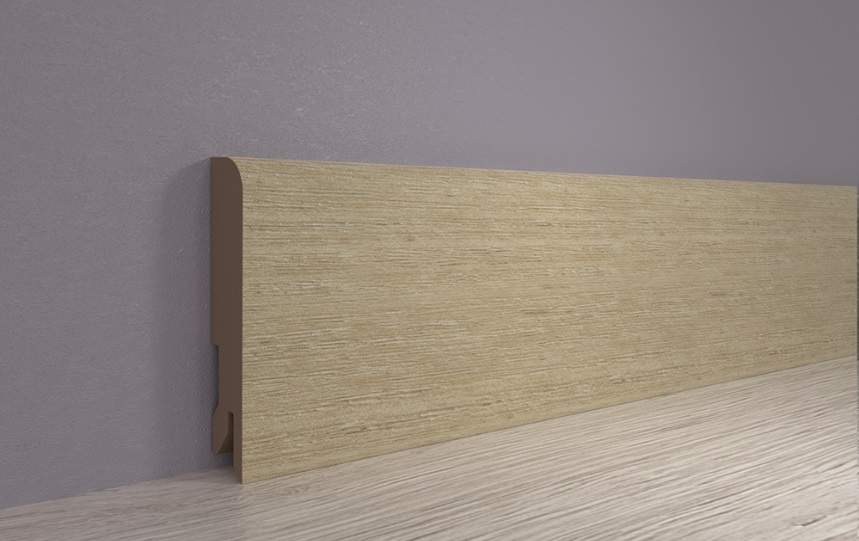 Плинтус МДФ ламинированный, Пл 80МДФ.2400.24047 дуб кентерберри