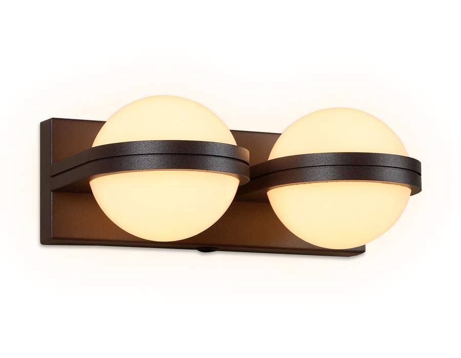 Св-к Бра MAYSUN FW559/2 SCF кофе/песок 10W 240*80*138 настен. с выкл. LED 3000K