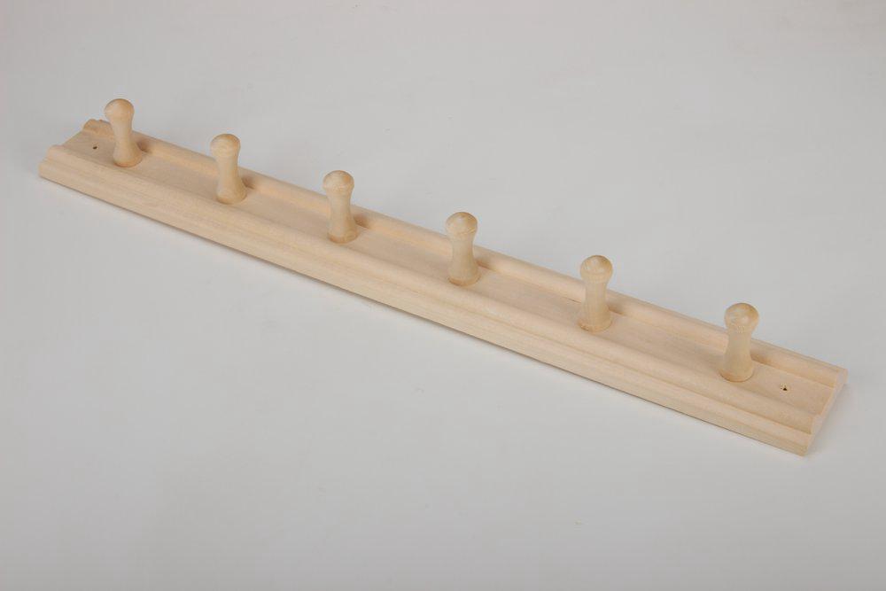 Вешалка  6-ти рожковая  липа  Банные штучки  32138