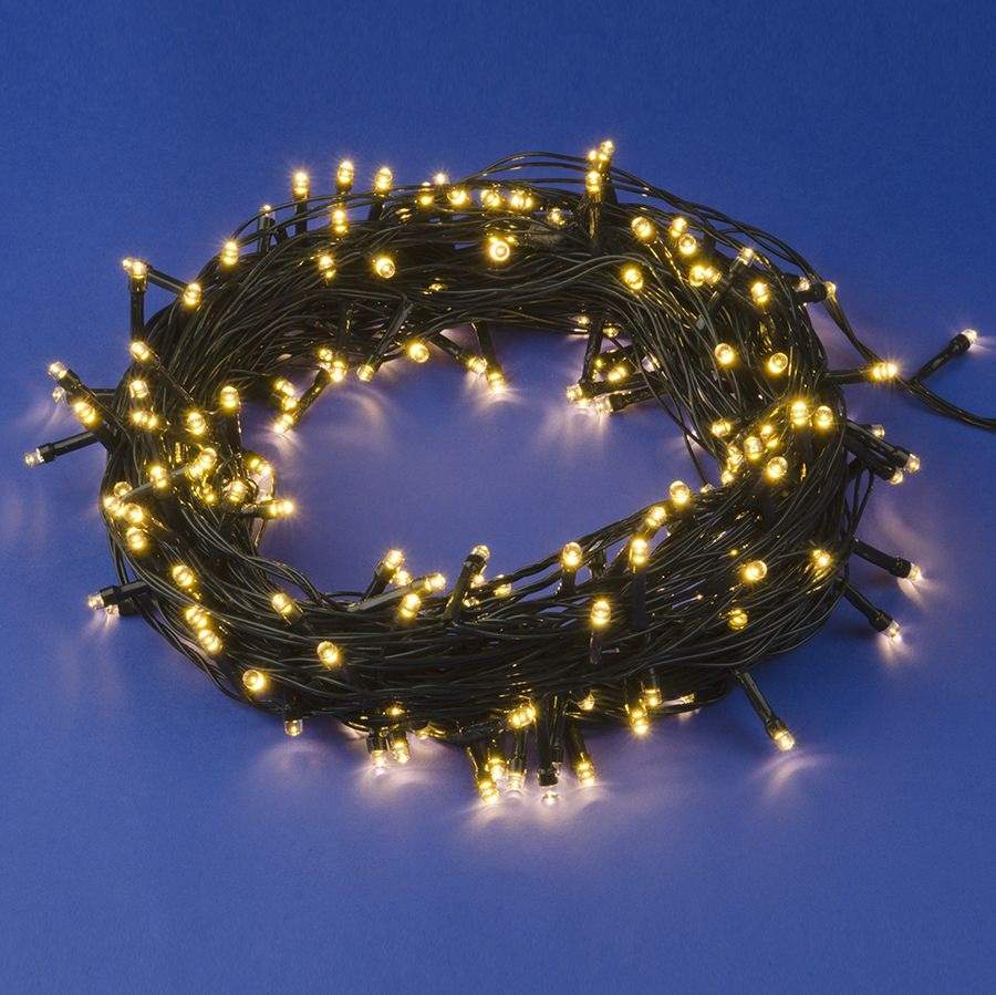 Гирлянда с/д ULD-S2000-200/DGA WARM WHITE  IP20 DEW 20м  теплый белый свет UL-00012079